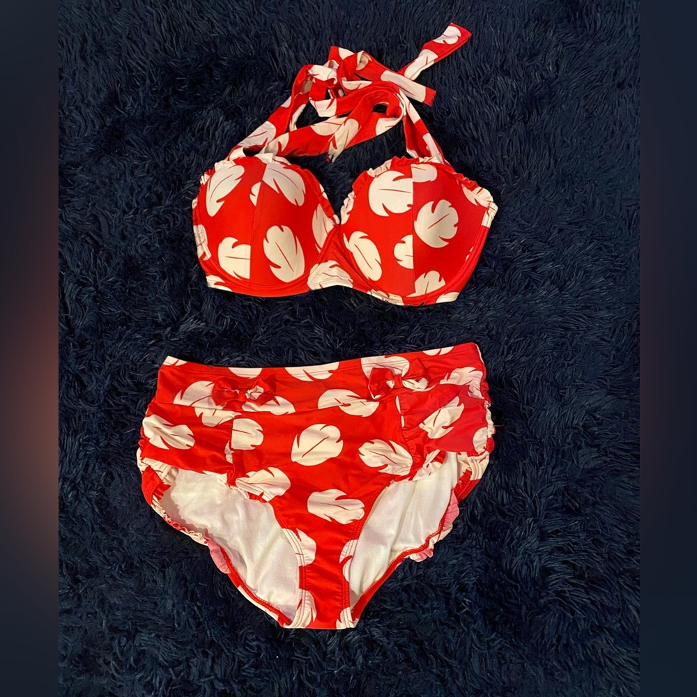Disney womans bikini,Top size XXL, Bottom size L, NO smoke/smells/pets